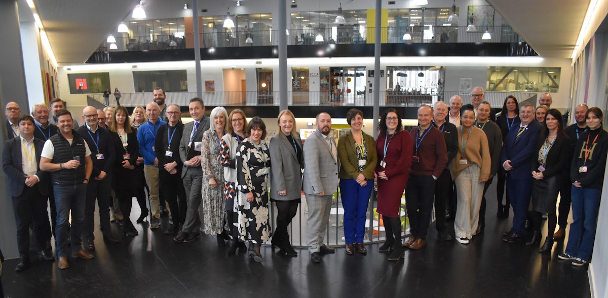 Staff, governors and industry partners unite at the Suffolk New College strategy day ahead of colleges week